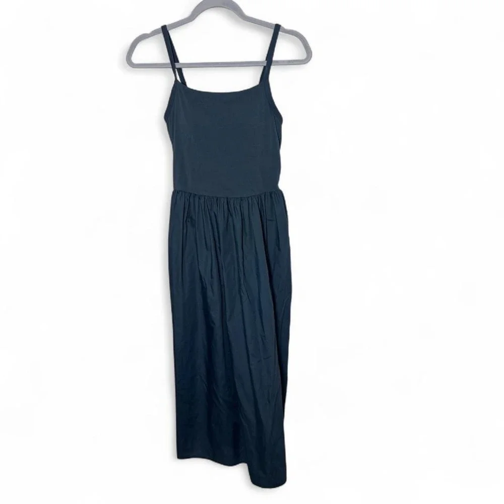 uniqlo midi dress UNIQLO Women's Ultra Stretch AIRism Dress, Dark Brown, XL